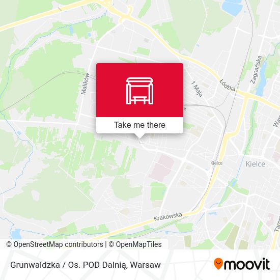 Grunwaldzka / Os. POD Dalnią map