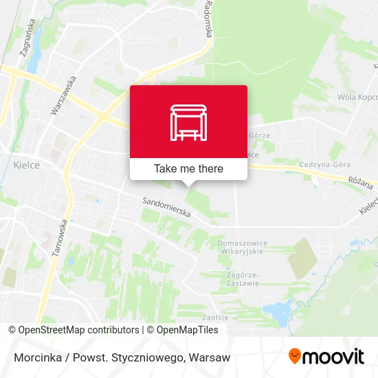 Карта Morcinka / Powst. Styczniowego