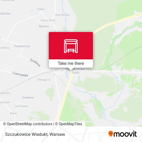 Szczukowice Wiadukt map