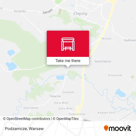 Карта Podzamcze