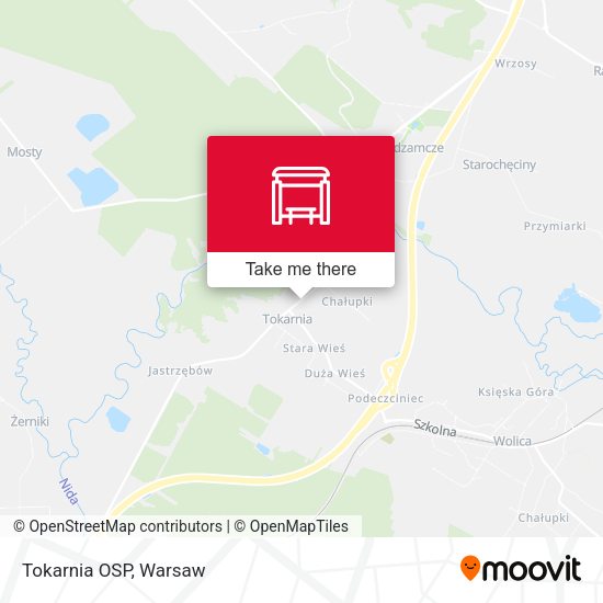 Карта Tokarnia OSP