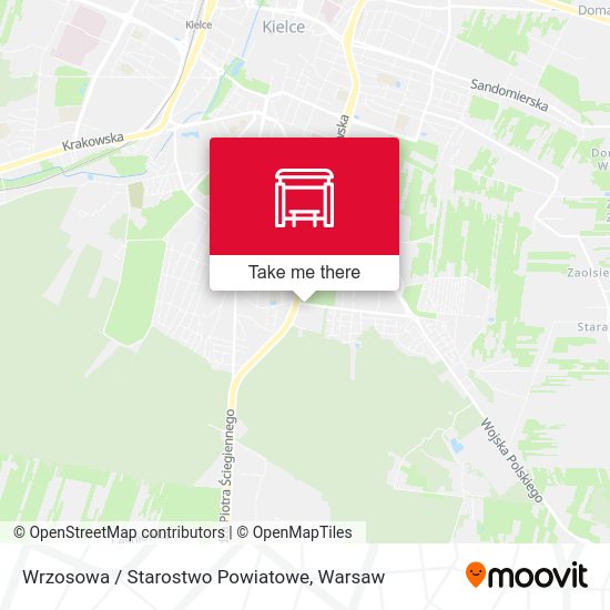 Wrzosowa / Starostwo Powiatowe map