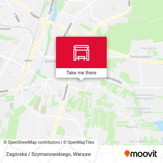 Zagórska / Szymanowskiego map