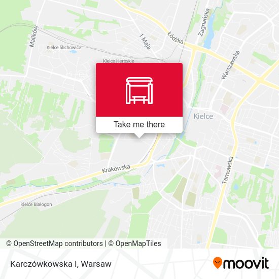 Karczówkowska I map