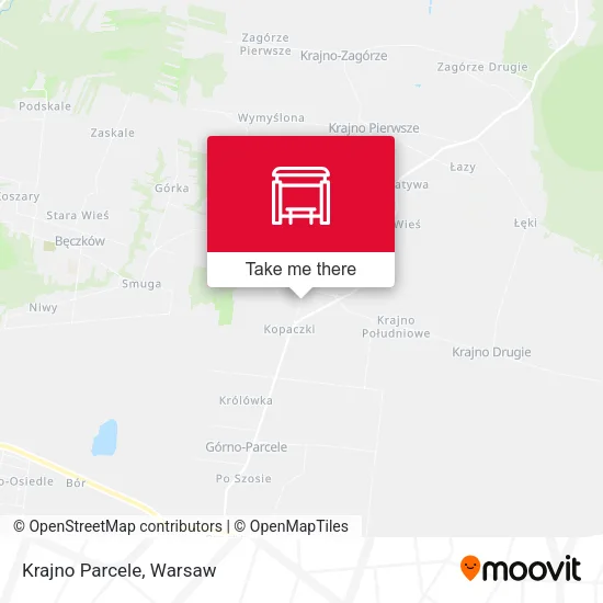 Карта Krajno Parcele