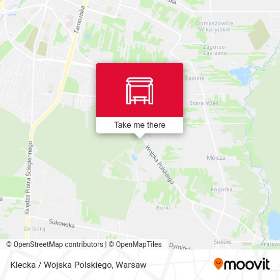 Klecka / Wojska Polskiego map