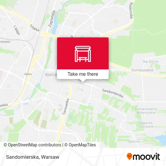 Карта Sandomierska