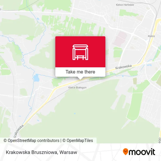 Карта Krakowska Bruszniowa