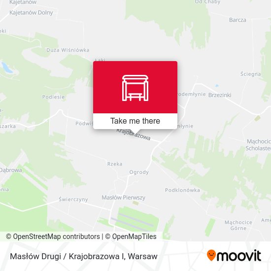 Masłów Drugi / Krajobrazowa I map