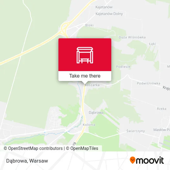 Карта Dąbrowa