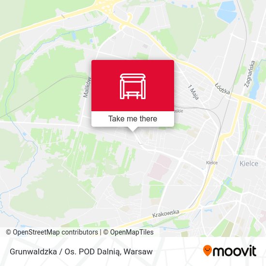 Карта Grunwaldzka / Os. POD Dalnią