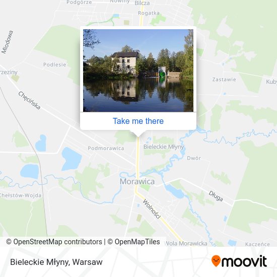 Bieleckie Młyny map