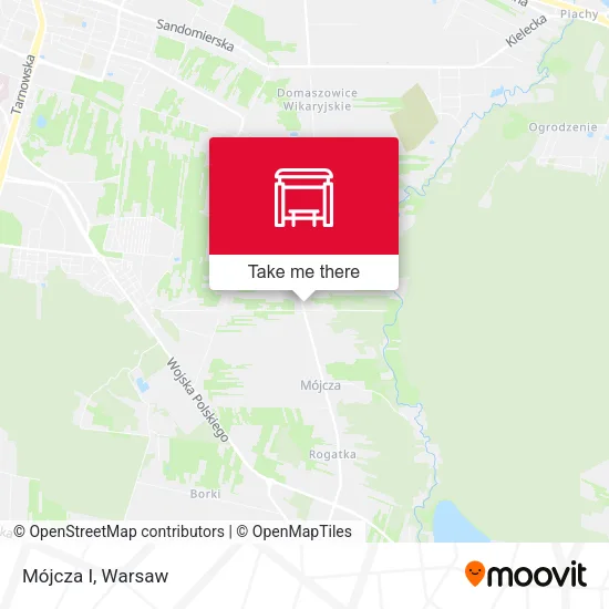 Карта Mójcza I