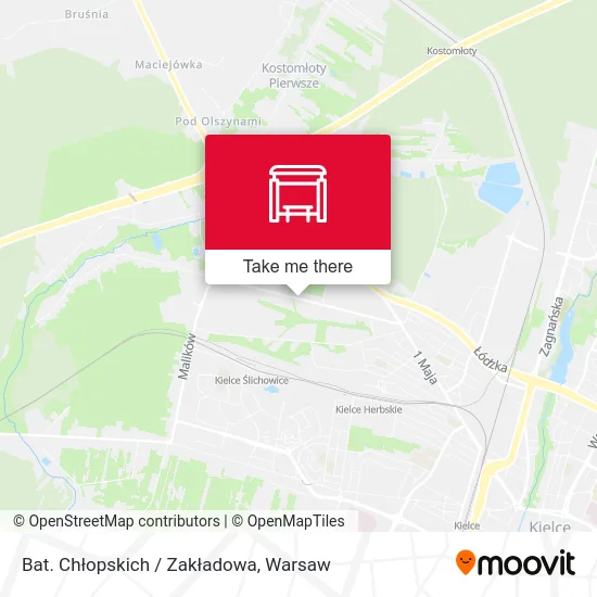 Bat. Chłopskich / Zakładowa map