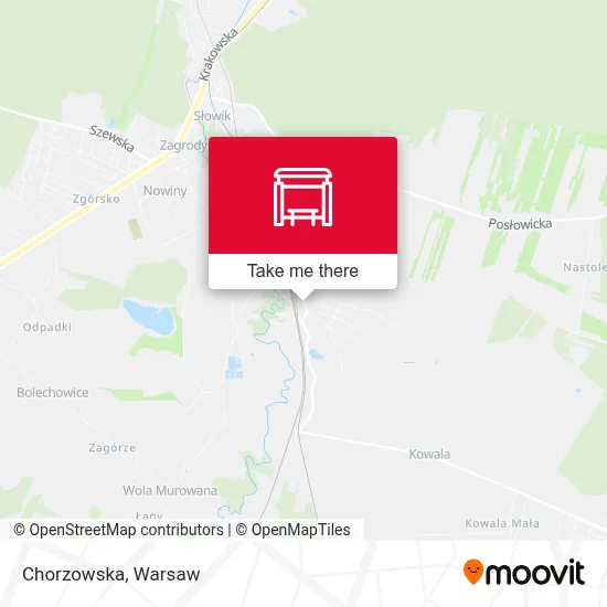 Chorzowska map
