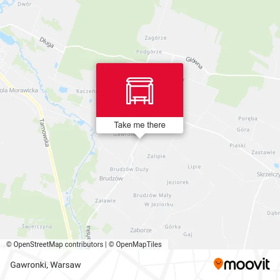 Карта Gawronki