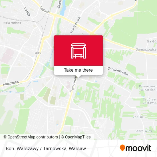 Карта Boh. Warszawy / Tarnowska