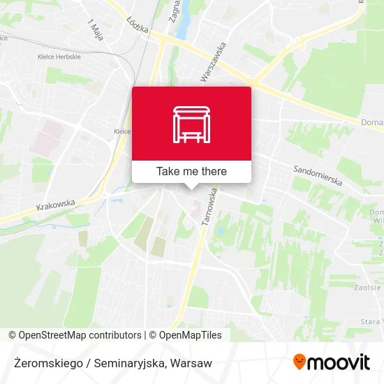 Карта Żeromskiego / Seminaryjska