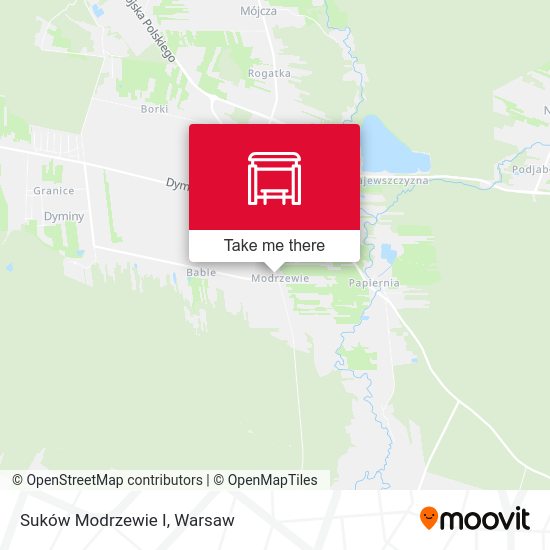 Suków Modrzewie I map