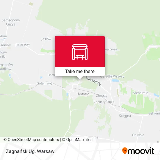 Карта Zagnańsk Ug