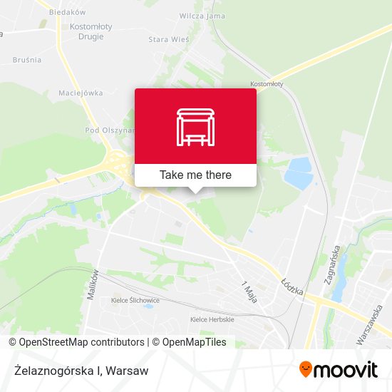 Żelaznogórska I map