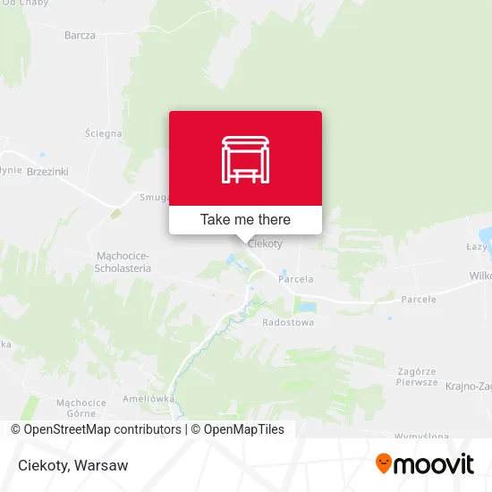 Ciekoty map