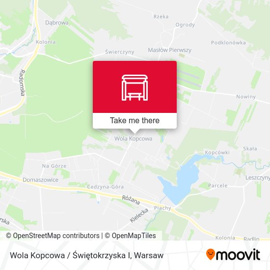 Wola Kopcowa / Świętokrzyska I map