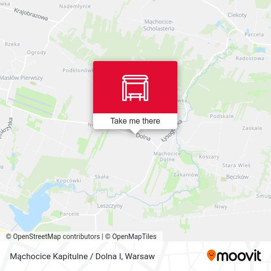 Mąchocice Kapitulne / Dolna I map