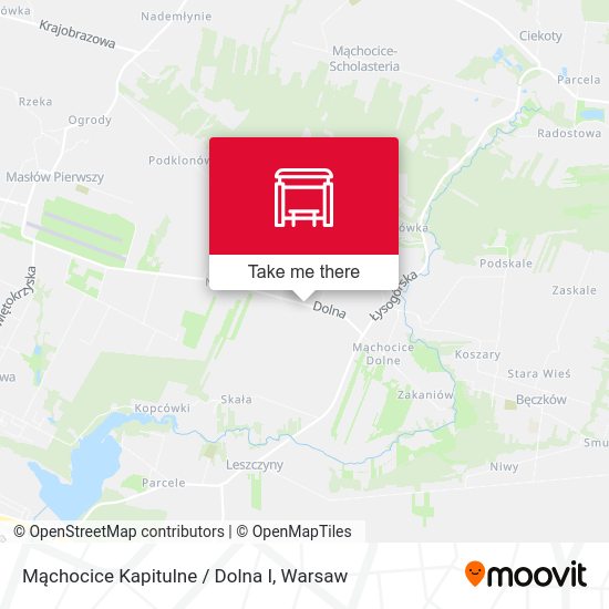 Mąchocice Kapitulne / Dolna I map