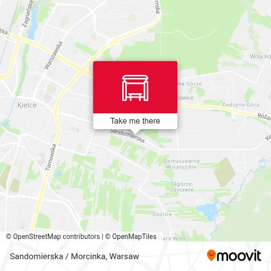 Sandomierska / Morcinka map