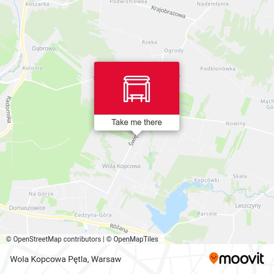 Карта Wola Kopcowa Pętla