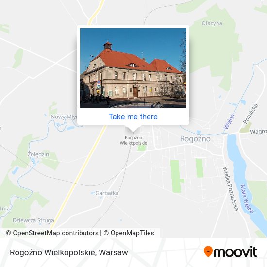 Карта Rogoźno Wielkopolskie