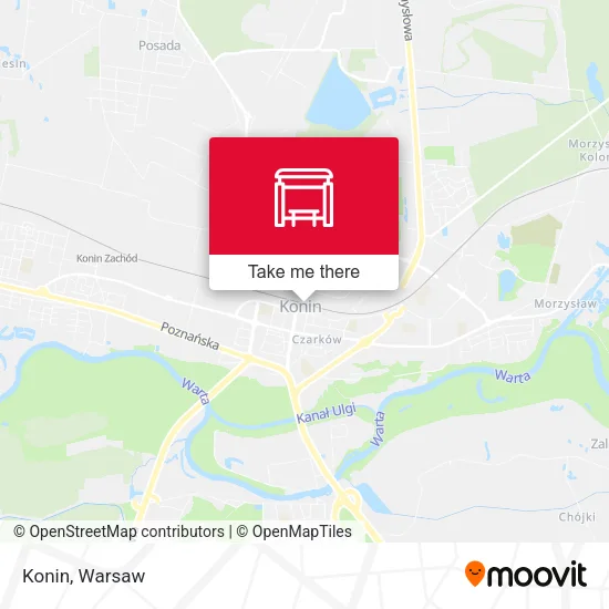 Карта Konin