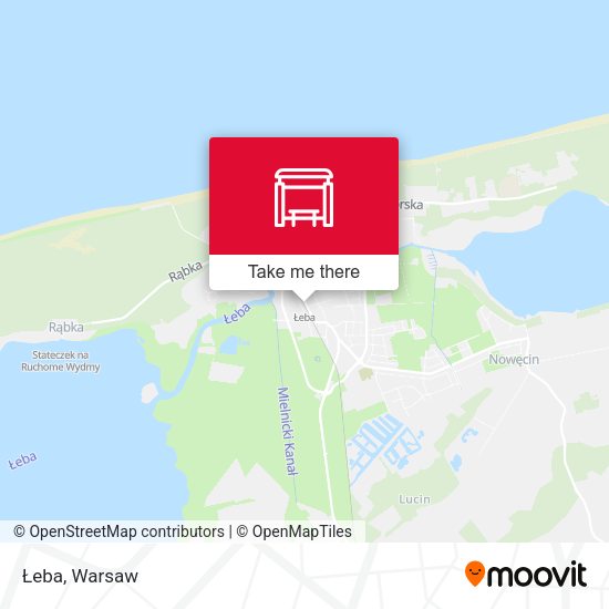 Карта Łeba