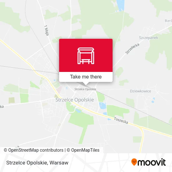 Карта Strzelce Opolskie