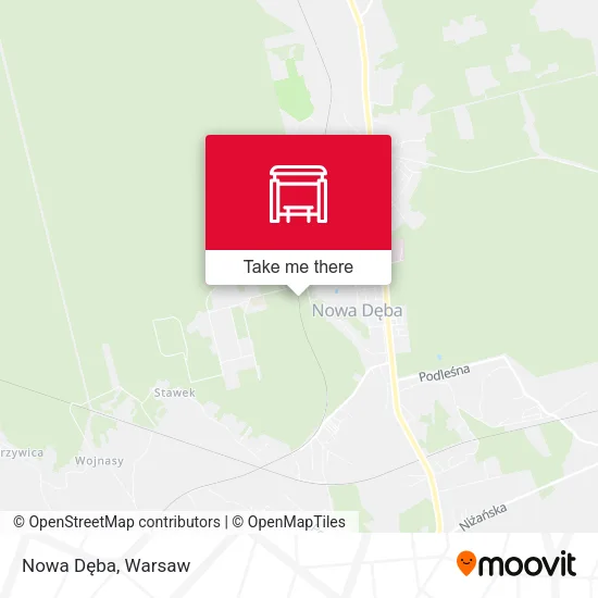 Карта Nowa Dęba