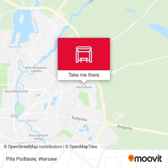 Карта Piła Podlasie