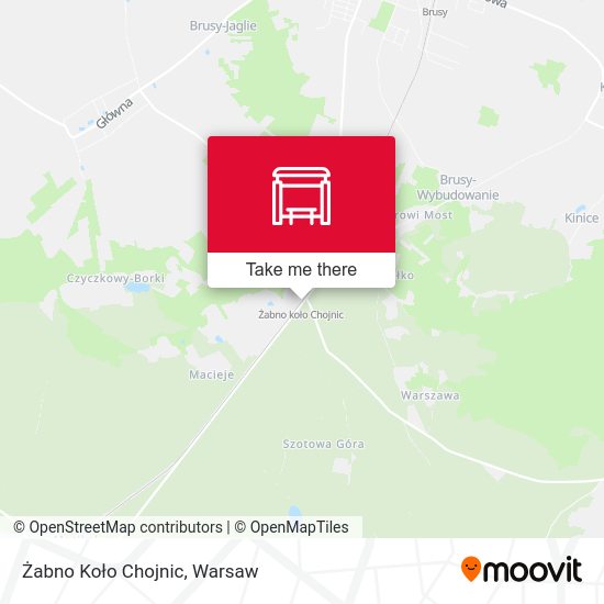 Żabno Koło Chojnic map