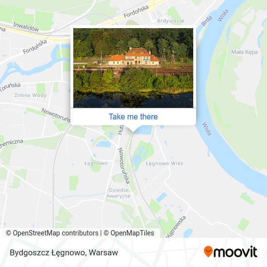 Bydgoszcz Łęgnowo map