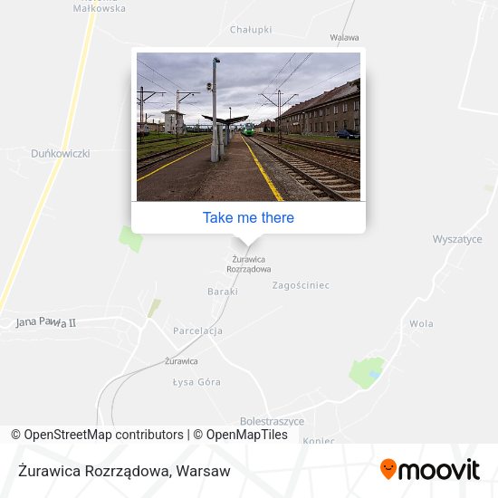 Żurawica Rozrządowa map