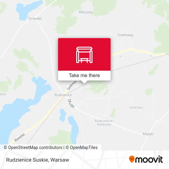 Rudzienice Suskie map