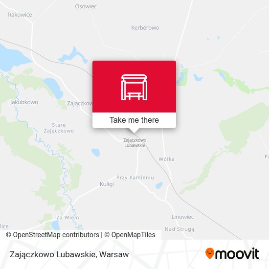 Zajączkowo Lubawskie map