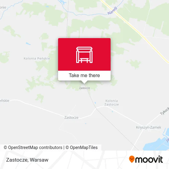 Карта Zastocze