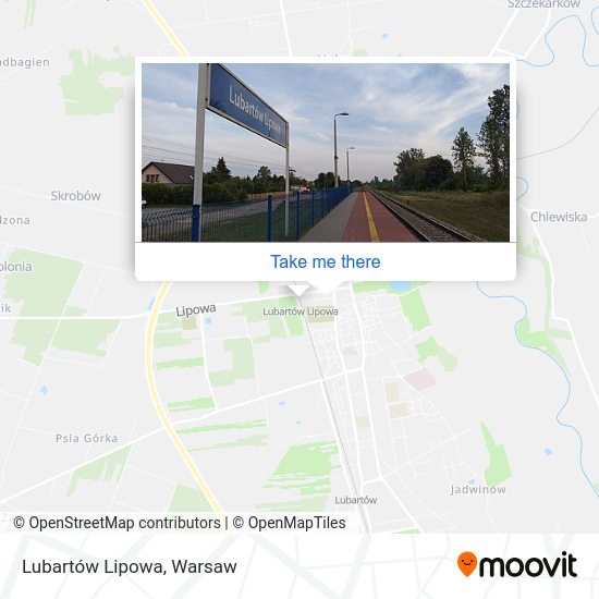 Lubartów Lipowa map