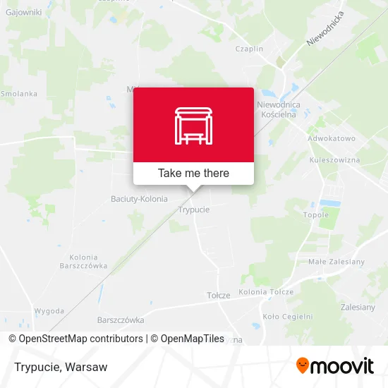 Карта Trypucie