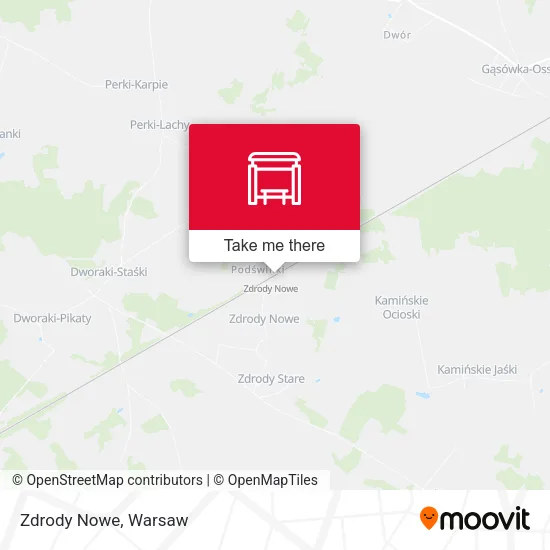 Карта Zdrody Nowe