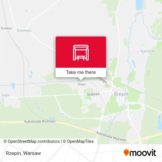 Карта Rzepin