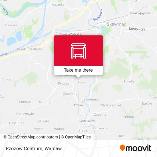 Карта Rzozów Centrum