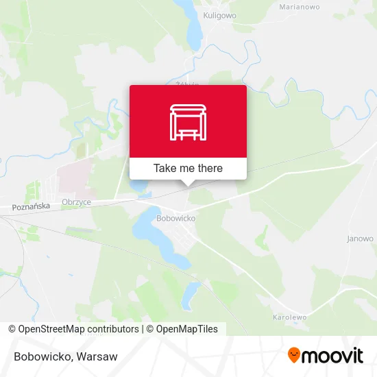 Карта Bobowicko