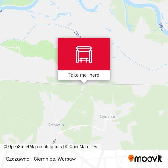 Szczawno - Ciemnice map